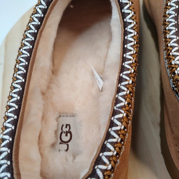 NWOT UGG Tasman Chestnut Slippers Men US 12 - Picture 9 of 15